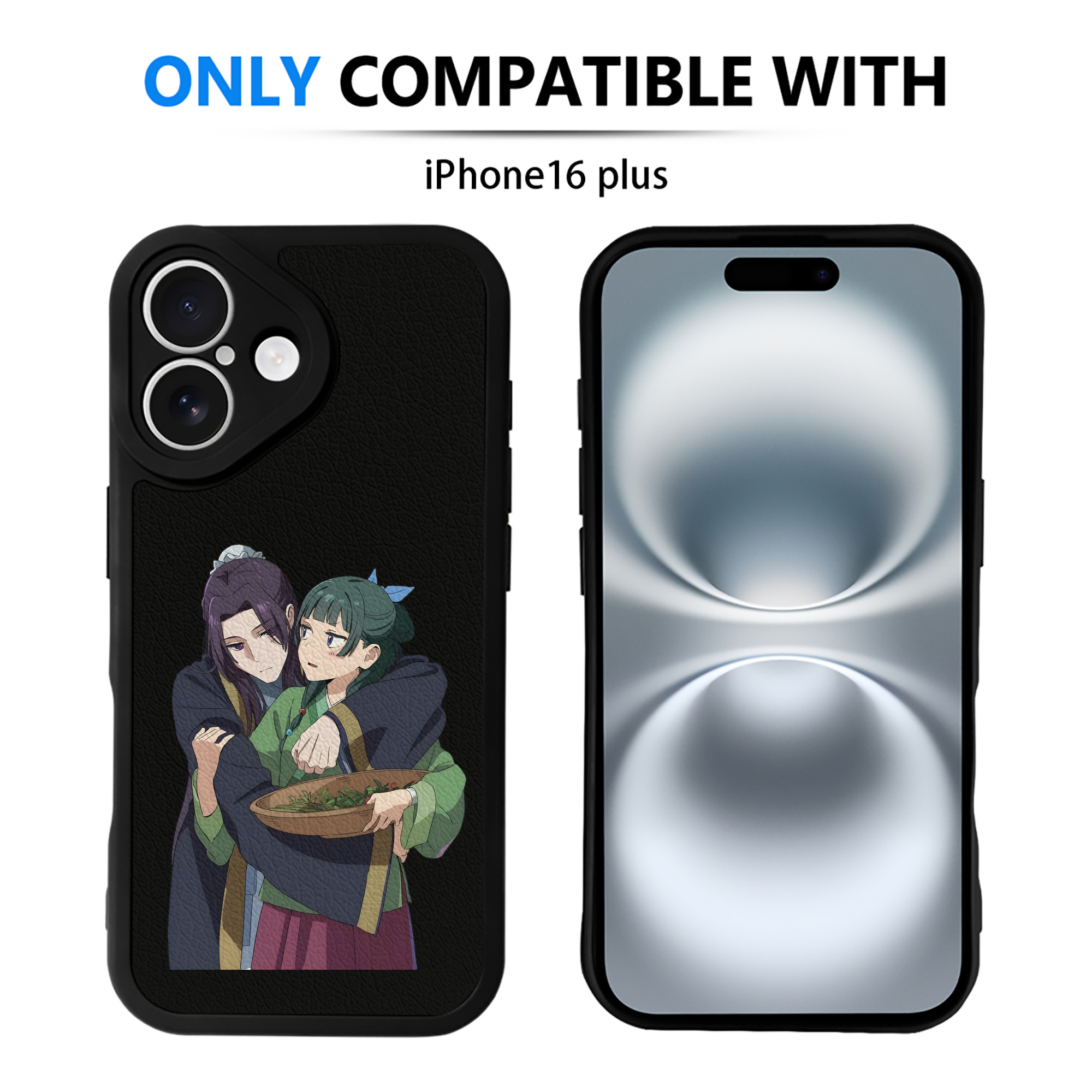 薬屋のひとりごと The Apothecary Diaries 【iPhone 16シリーズ対応】シリコンスマホケース（レザー調） 材質：シリコン
